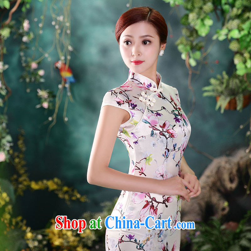 Jubilee 1000 bride's 2015 Lunar New Year's Day summer beauty graphics thin retro improved cheongsam dress X 2069, Jacques-hee XXL, 1000 Jubilee bride, shopping on the Internet