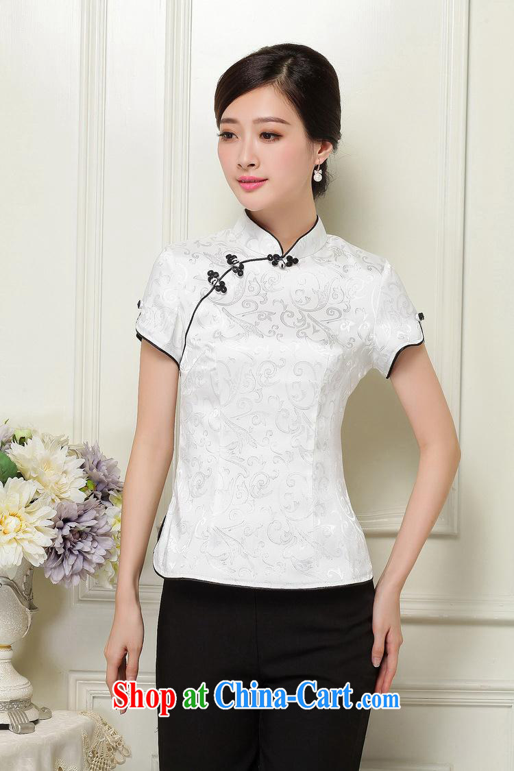 European-style Chinese T-shirt hand-tie stylish short-sleeve improved cheongsam shirt JT 1052 yellow XXL pictures, price, brand platters! Elections are good character, the national distribution, so why buy now enjoy more preferential! Health