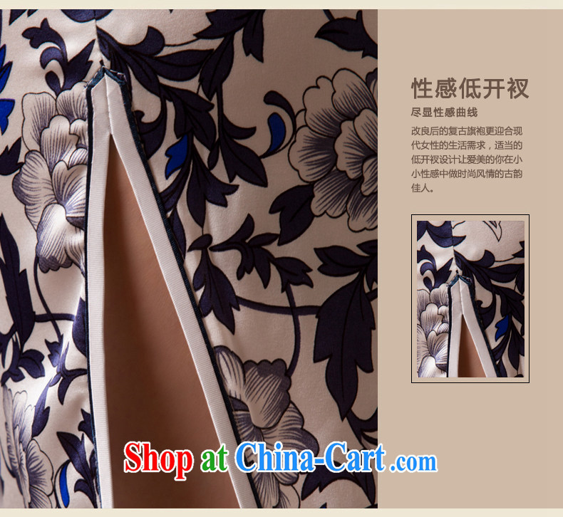 Bong-amphibious Ori-Cheong Wa Dae spent 2015 New Silk Cheongsam high quality sauna silk retro beauty cheongsam dress summer dresses DQ 1501 fancy XXL pictures, price, brand platters! Elections are good character, the national distribution, so why buy now enjoy more preferential! Health
