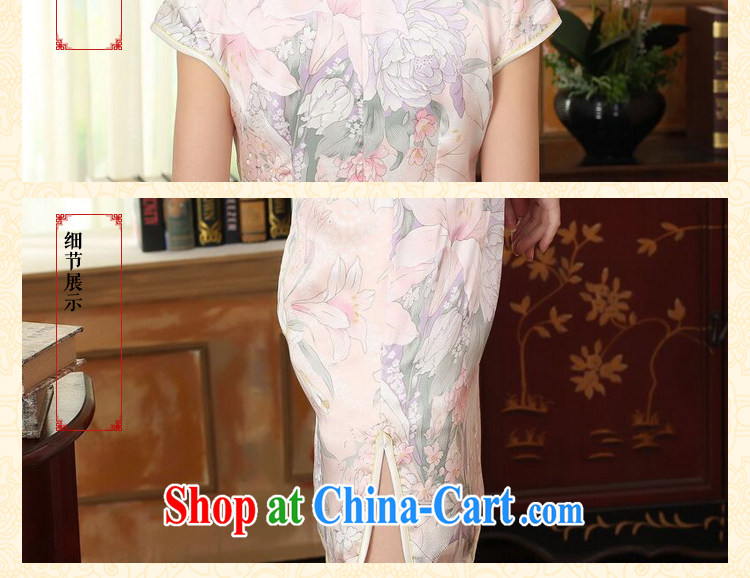 spend the summer Women's clothes silk retro classic style sauna silk poster stretch the improved double short cheongsam dress such as the color 2 XL pictures, price, brand platters! Elections are good character, the national distribution, so why buy now enjoy more preferential! Health