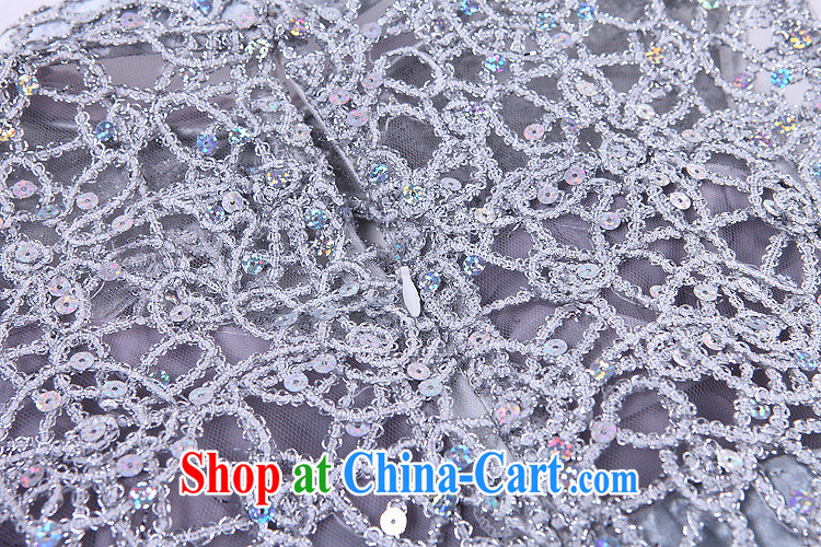 The improved flow and stylish collar dress Openwork, cultivating banquet long cheongsam XWG 140,301 silver M pictures, price, brand platters! Elections are good character, the national distribution, so why buy now enjoy more preferential! Health