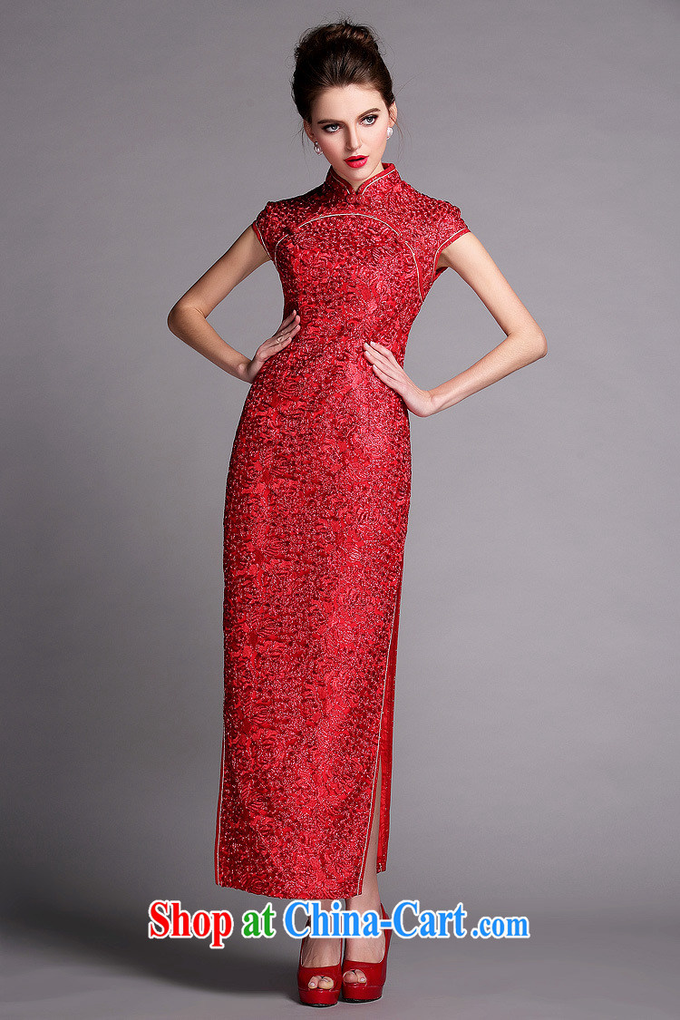 The flow improved fashion industry beauty banquet long dresses wedding dress toast XWG serving 140,507 red XXL pictures, price, brand platters! Elections are good character, the national distribution, so why buy now enjoy more preferential! Health