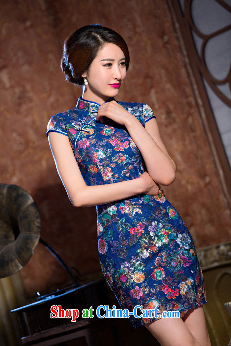 Slim li know-by-dream summer new lace beauty style cheongsam stylish short-day qipao dresses female QLZ Q 15 6070 dream-XXL pictures, price, brand platters! Elections are good character, the national distribution, so why buy now enjoy more preferential! Health