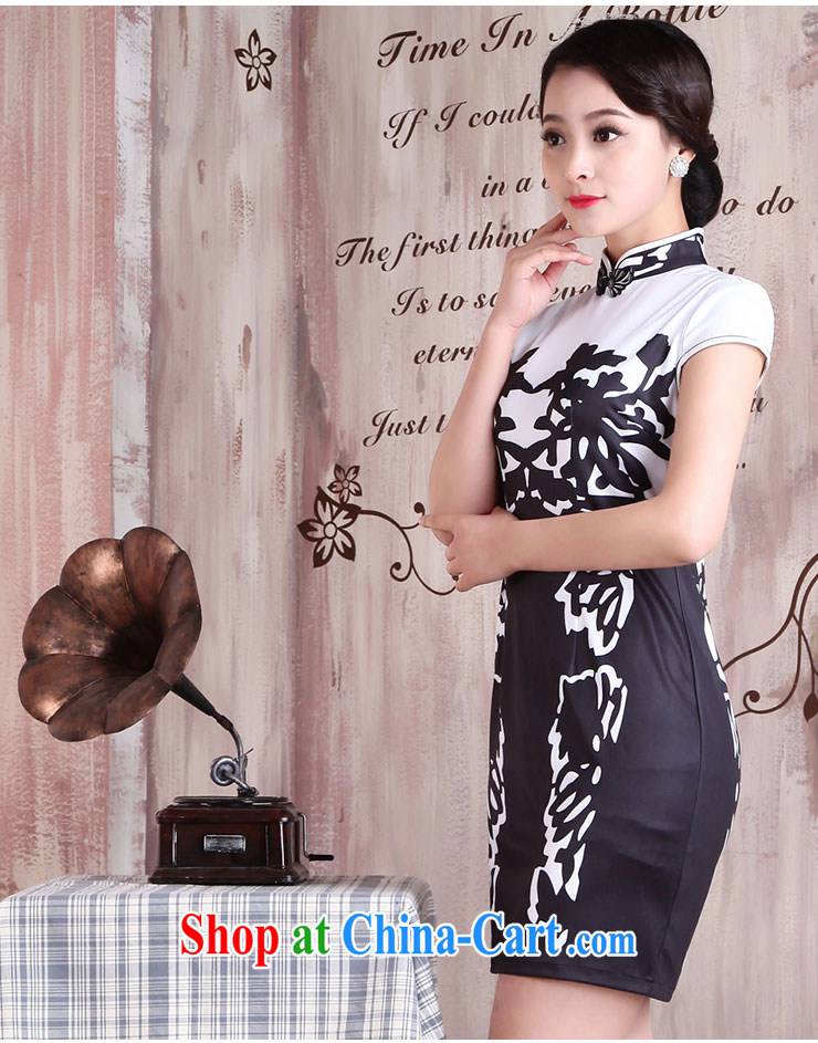 1000 Jubilee 2015 brides new summer Chinese Antique style beauty girl dress improved cheongsam X 2081 the formalist - blue XXL pictures, price, brand platters! Elections are good character, the national distribution, so why buy now enjoy more preferential! Health