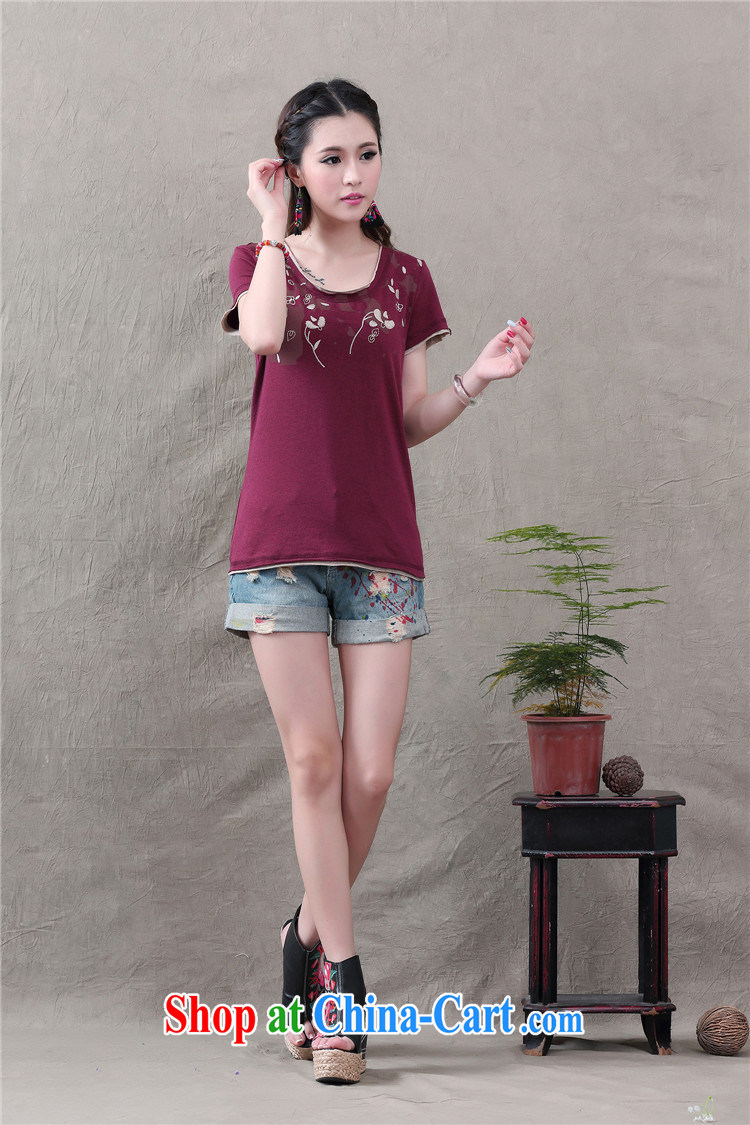 Black butterfly YJ 638 #cotton the female 2014 short-sleeved shirt T female summer new, cultivating small T-shirt solid T-shirts female gray XL pictures, price, brand platters! Elections are good character, the national distribution, so why buy now enjoy more preferential! Health