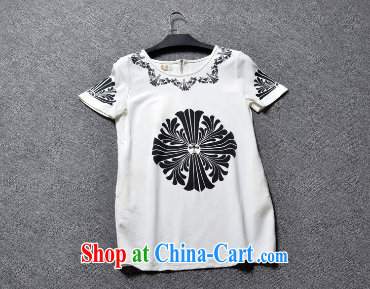 Ya-ting store European sites in Europe and high-end women summer 2015 new stamp duty cultivating charisma T shirt T-shirt DA 4041 white XL pictures, price, brand platters! Elections are good character, the national distribution, so why buy now enjoy more preferential! Health