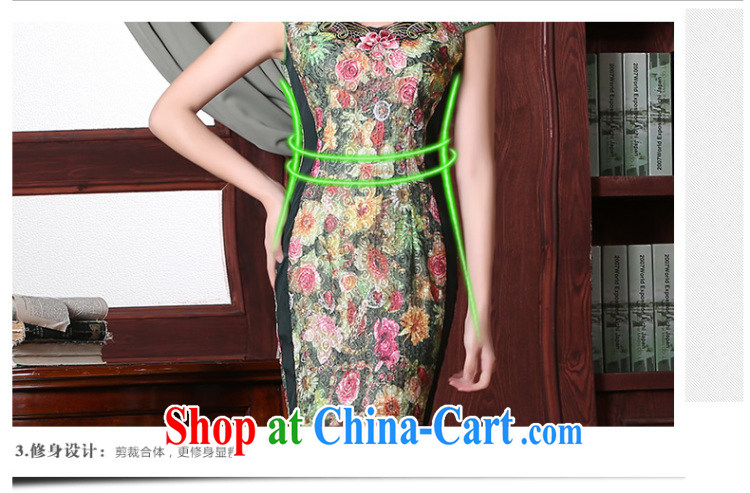 The CYD HO Kwun Tong' green summer 2015 new daily cultivating cheongsam dress improved retro dress suit XXL pictures, price, brand platters! Elections are good character, the national distribution, so why buy now enjoy more preferential! Health
