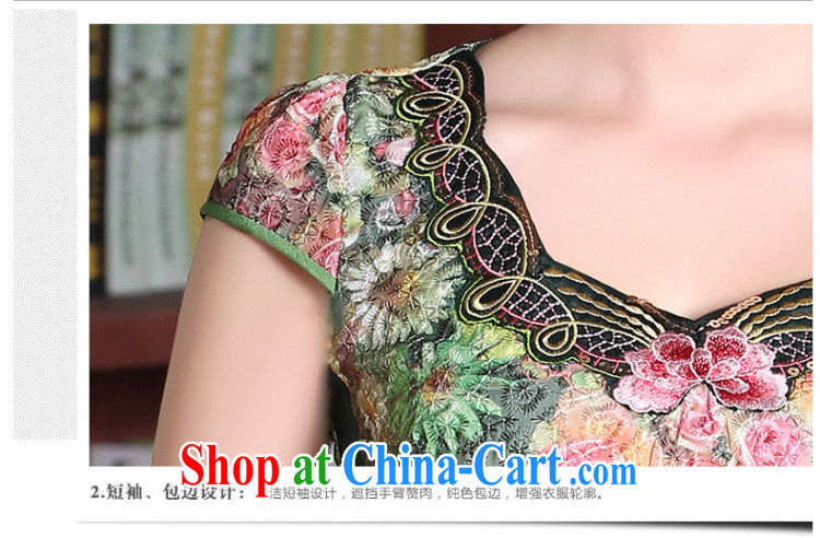 The CYD HO Kwun Tong' green summer 2015 new daily cultivating cheongsam dress improved retro dress suit XXL pictures, price, brand platters! Elections are good character, the national distribution, so why buy now enjoy more preferential! Health
