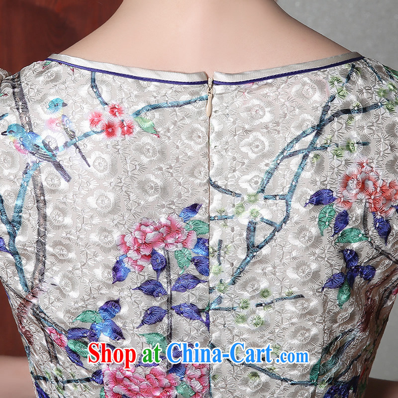 The CYD HO Kwun Tong' butterfly once and for all summer 2015 new improved stylish women's clothing sexy Snow woven retro dress suit S, Sau looked Tang, and shopping on the Internet