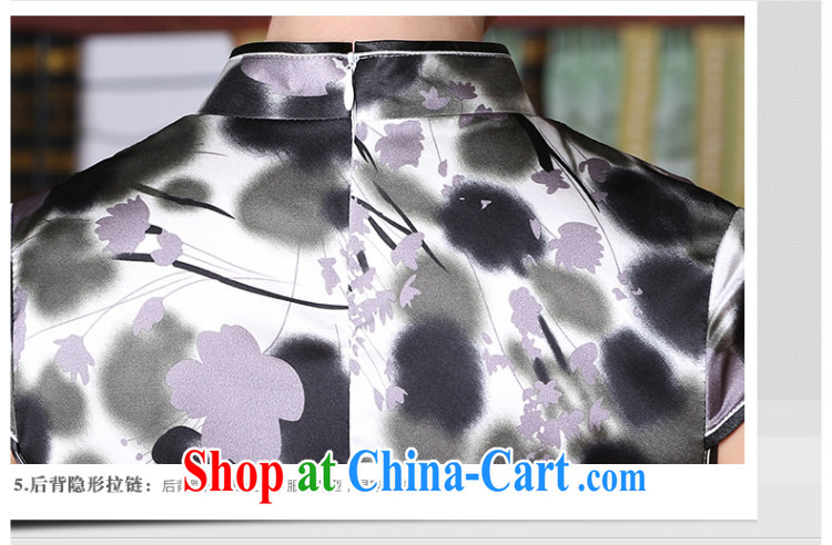 The CYD HO Kwun Tong' drunken River, summer 2015 new dresses, upscale retro improved sauna silk Silk Cheongsam dress suit XXL pictures, price, brand platters! Elections are good character, the national distribution, so why buy now enjoy more preferential! Health