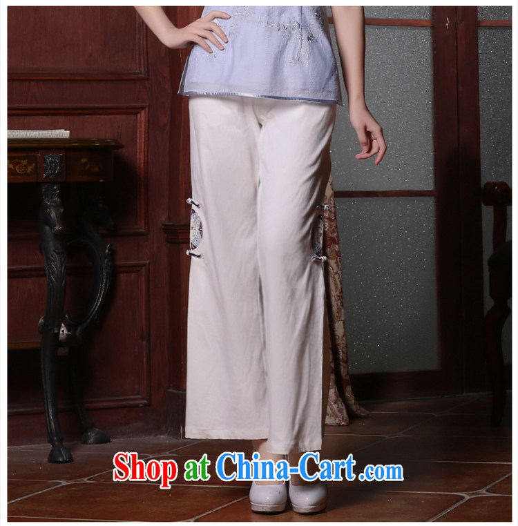 The CYD HO Kwun Tong' wide, 2015 summer, Ms. Tang pants loose Ethnic Wind female long rug white M pictures, price, brand platters! Elections are good character, the national distribution, so why buy now enjoy more preferential! Health