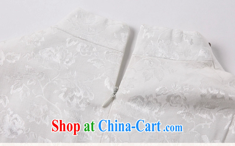 The flies love summer 2015 new short-sleeved V collar embroidered Phillips nails Pearl crowsfoot skirt with embroidery short cheongsam C C 518 1123 red XL pictures, price, brand platters! Elections are good character, the national distribution, so why buy now enjoy more preferential! Health