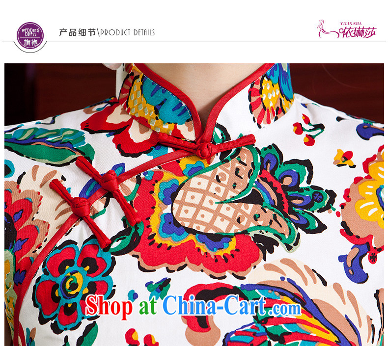 5 color paintings Chinese stamp retro, Spring Summer fashion improved cheongsam dress paint aura XL pictures, price, brand platters! Elections are good character, the national distribution, so why buy now enjoy more preferential! Health