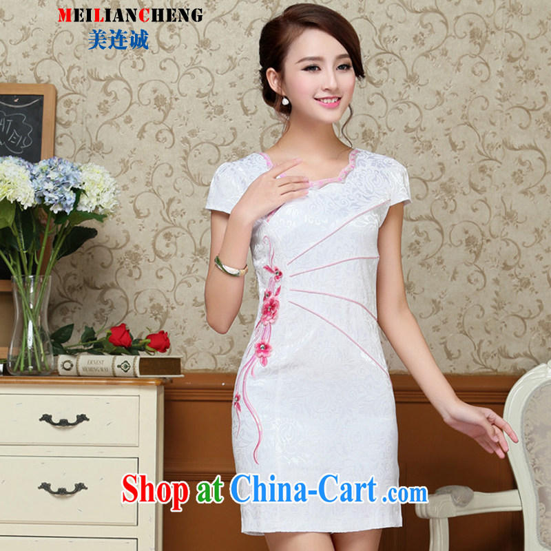 and the United States and even summer 2015 new stylish and elegant and refined antique dresses and elegant style dresses beauty graphics thin embroidered further skirt red XXL, 1000 (BENQIAN), online shopping