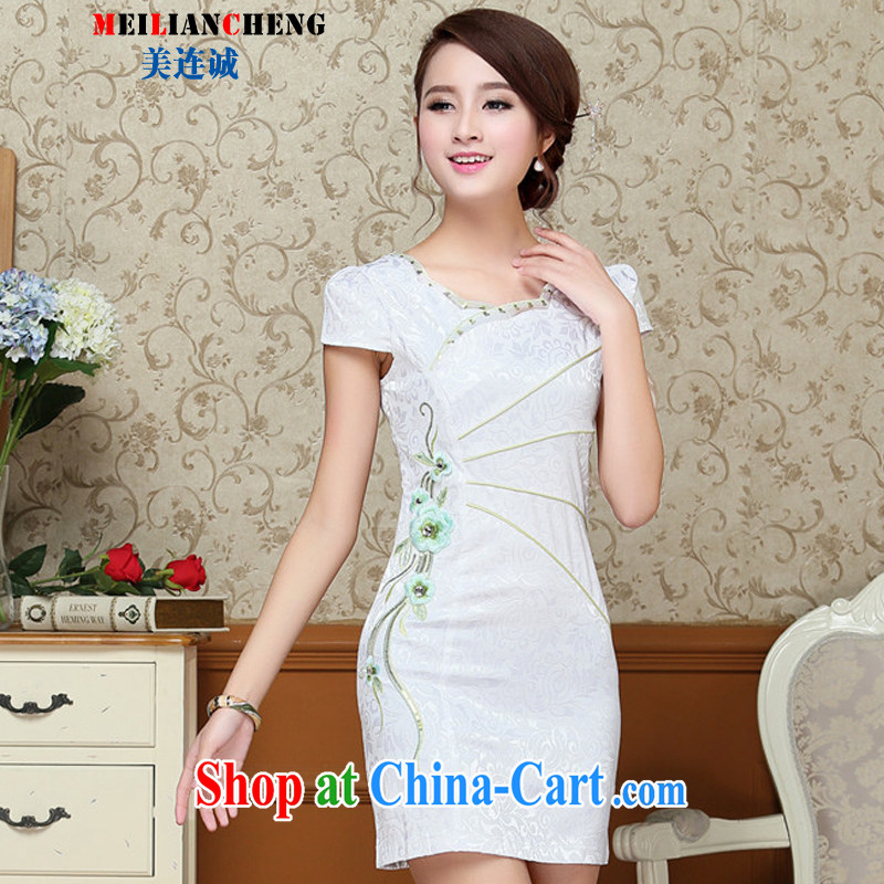 and the United States and even summer 2015 new stylish and elegant and refined antique dresses and elegant style dresses beauty graphics thin embroidered further skirt red XXL, 1000 (BENQIAN), online shopping