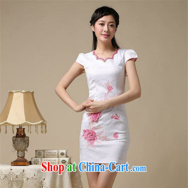 The class teenage students with classical show clothes dresses summer retro improved daily cheongsam dress AQE 8216 blue XXL pictures, price, brand platters! Elections are good character, the national distribution, so why buy now enjoy more preferential! Health