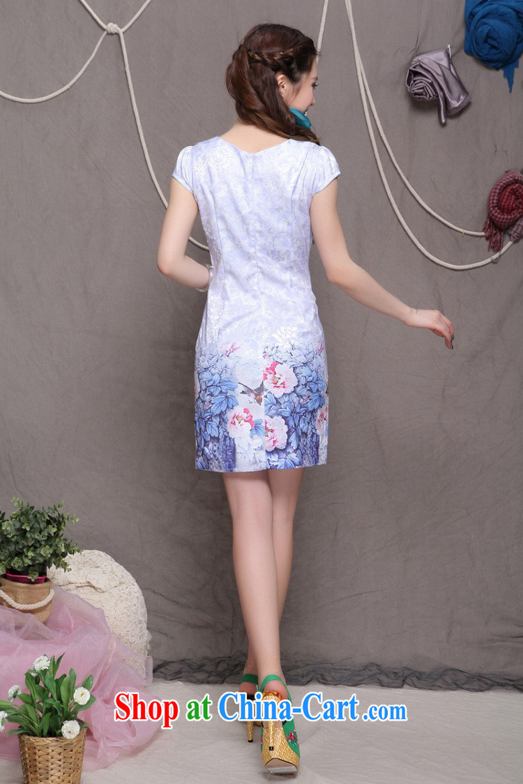 The Greek Diana, 2015 high-end Ethnic Wind and stylish Chinese qipao dress retro beauty graphics thin cheongsam green pictures, price, brand platters! Elections are good character, the national distribution, so why buy now enjoy more preferential! Health