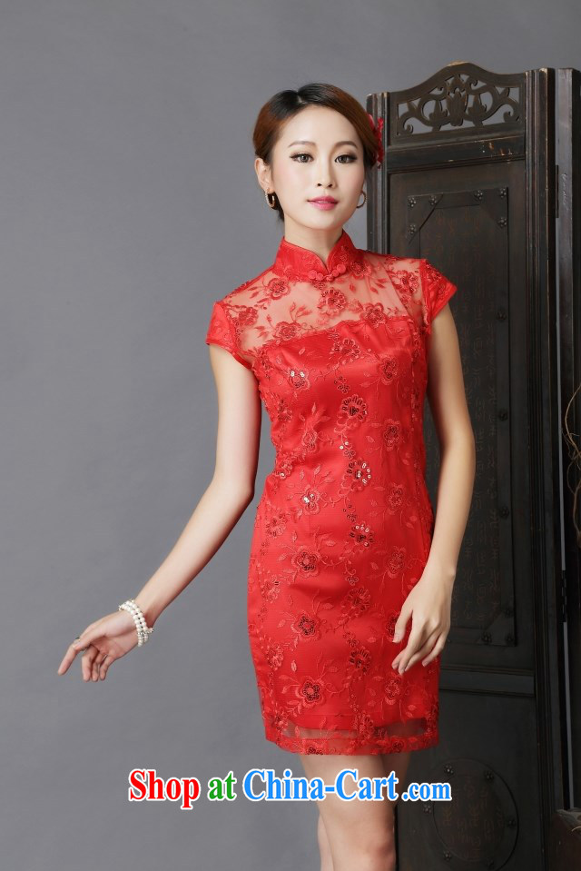 The Greek Diana, 2015 new show annual wedding dress bridal wedding retro improved red toast clothing cheongsam red XL pictures, price, brand platters! Elections are good character, the national distribution, so why buy now enjoy more preferential! Health