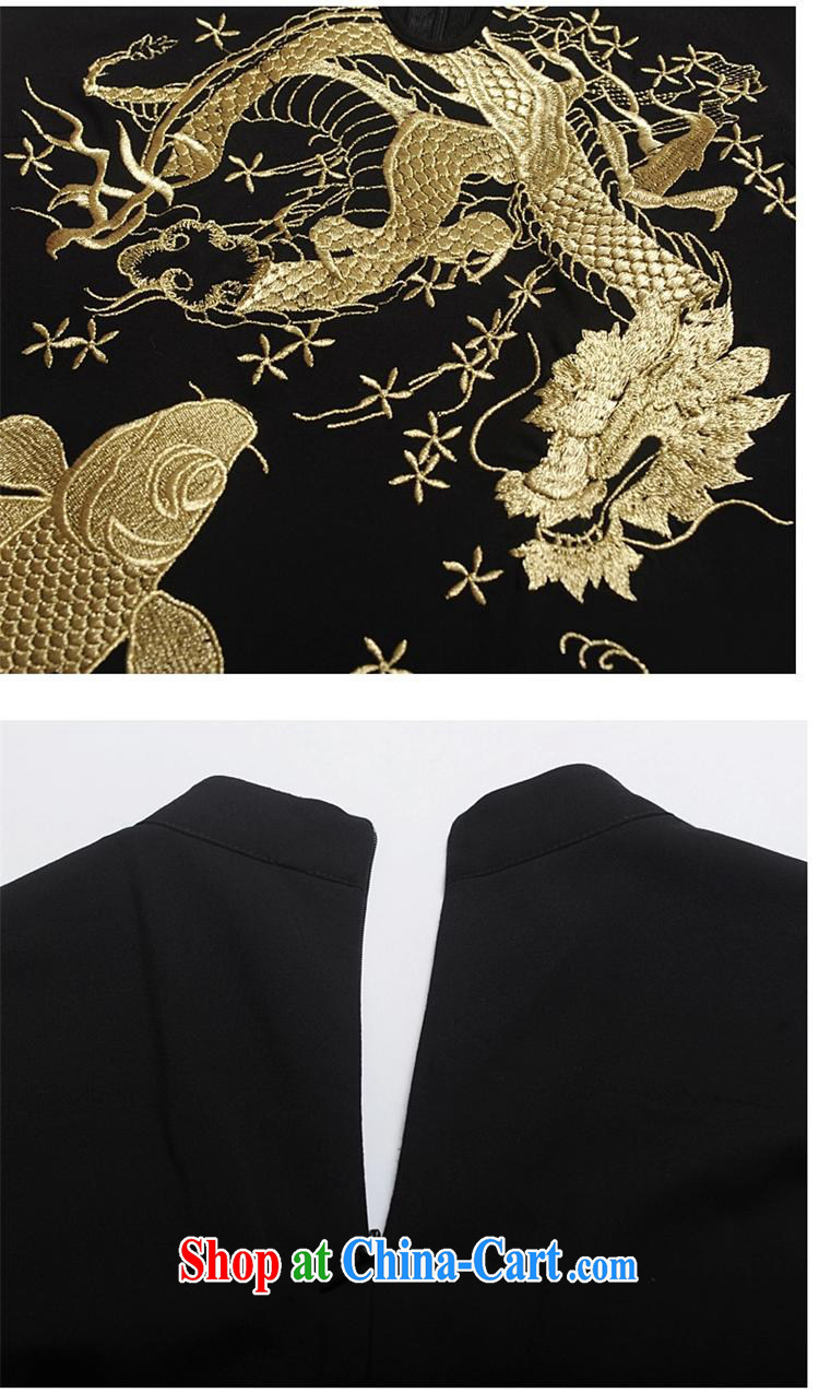 The Greek Diana, summer 2015 with new female retro Ethnic Wind beauty embroidery cheongsam, the collar dresses black XL pictures, price, brand platters! Elections are good character, the national distribution, so why buy now enjoy more preferential! Health