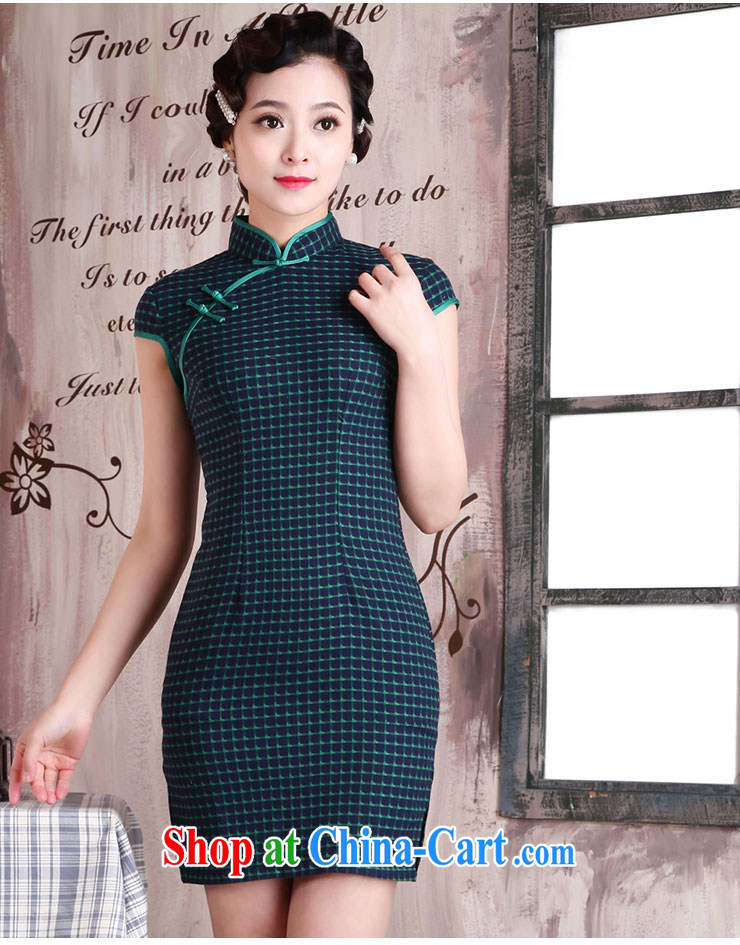 Jubilee 1000 bride's 2015 spring and summer new women with stylish retro improved cultivating graphics thin ethnic wind short tartan day dresses dresses X 2031, orderly XXL pictures, price, brand platters! Elections are good character, the national distribution, so why buy now enjoy more preferential! Health