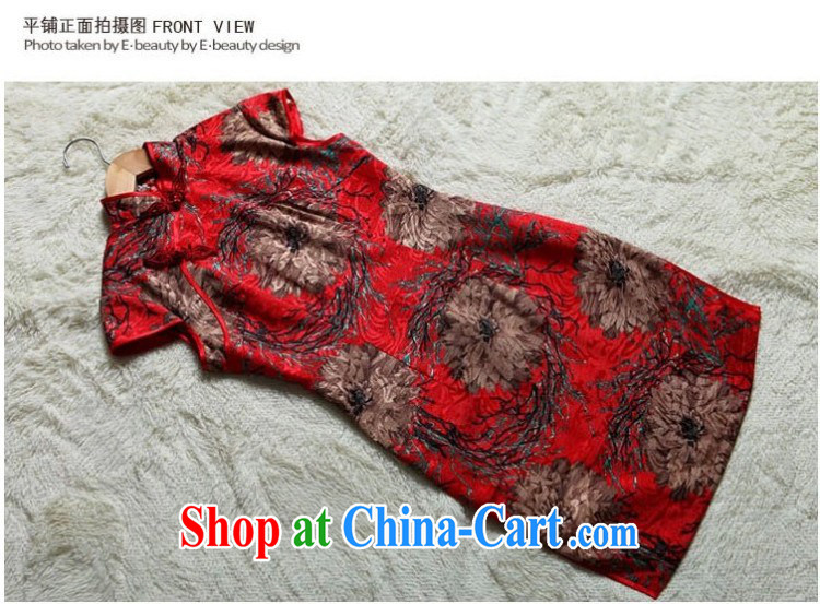 Find Sophie summer new, Retro floral flowers Chinese improved qipao, for jacquard cotton cheongsam dress as color 2XL pictures, price, brand platters! Elections are good character, the national distribution, so why buy now enjoy more preferential! Health