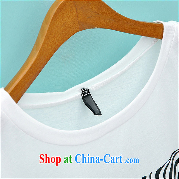 Qin Qing store 2015 new spring and summer with Korean female 100 7 ground at the cuff zebra pattern T shirts shoulder straps two sets of picture color L pictures, price, brand platters! Elections are good character, the national distribution, so why buy now enjoy more preferential! Health