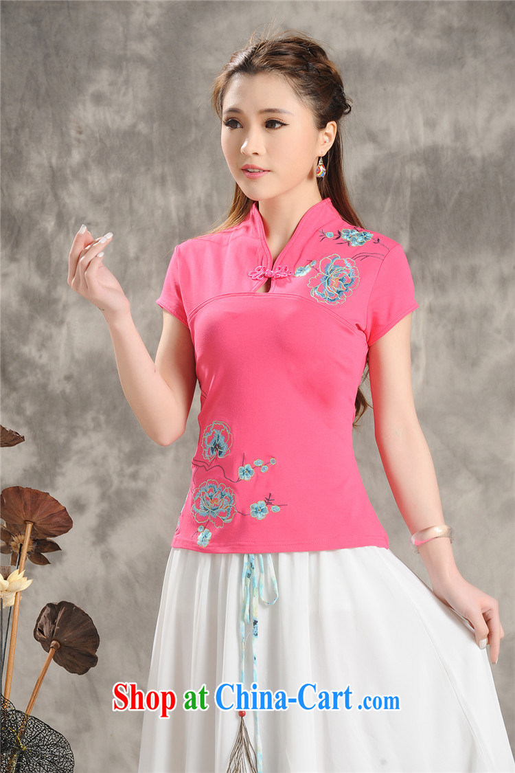 Black butterfly national style in a new, embroidery, mighty, short-sleeved shirt T stylish Cultivating Female solid shirt by red 4 XL pictures, price, brand platters! Elections are good character, the national distribution, so why buy now enjoy more preferential! Health