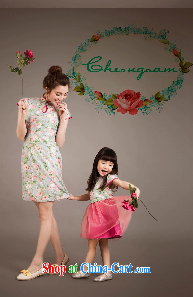 Abundant Ming 2015 summer new stylish and parent-child with Ethnic Wind lace dresses and female Kit skirt picture color 115CM pictures, price, brand platters! Elections are good character, the national distribution, so why buy now enjoy more preferential! Health