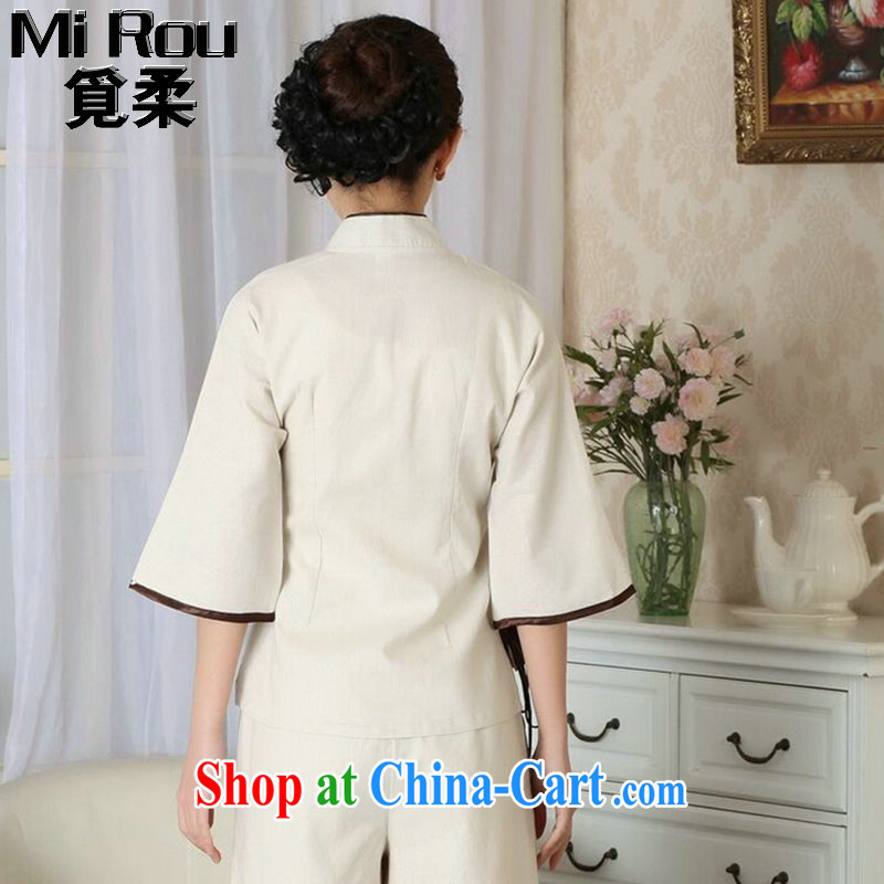 Find Sophie summer new dresses T-shirt cotton the linen Chinese Ethnic Wind blouses Tang discs for improved version click T-shirt 2XL, flexible employment, and shopping on the Internet