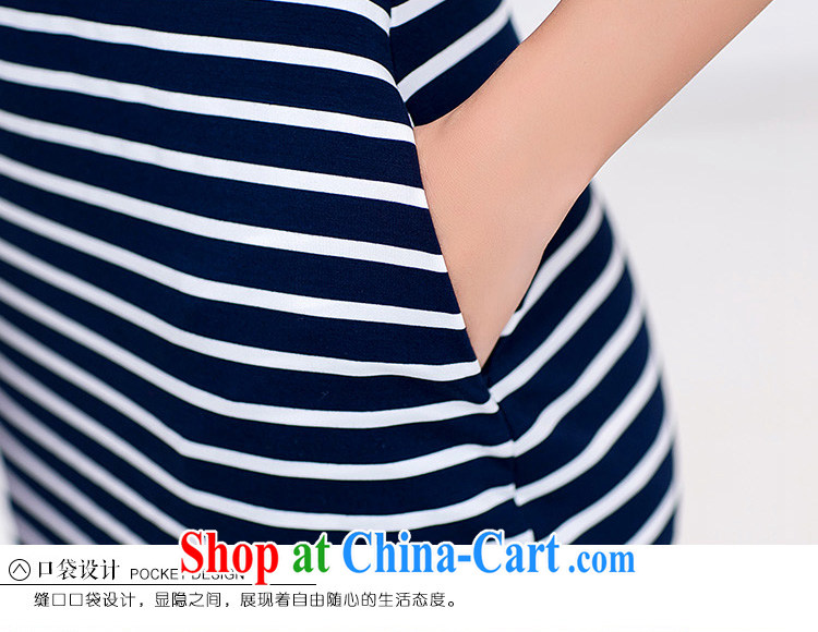 Abundant Ming European site summer 2015 new ramp ends coin cheongsam girl streaks cocoon-dress dark blue L pictures, price, brand platters! Elections are good character, the national distribution, so why buy now enjoy more preferential! Health