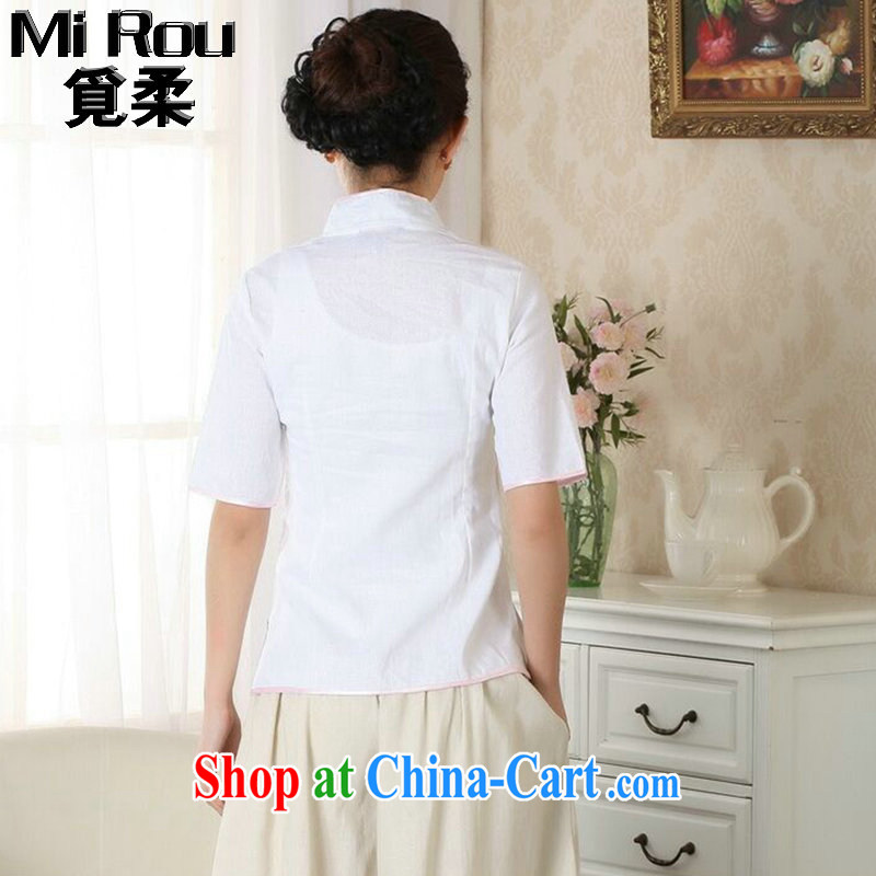 Find Sophie summer new, Chinese Han-ethnic wind Chinese improved hand-painted cotton the female Tang single T-shirt 2XL, flexible employment, shopping on the Internet