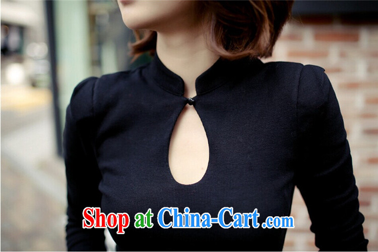 Abundant Ming spring 2015 New Beauty video thin package and sexy black outfit girls long-sleeved solid dress black XL pictures, price, brand platters! Elections are good character, the national distribution, so why buy now enjoy more preferential! Health