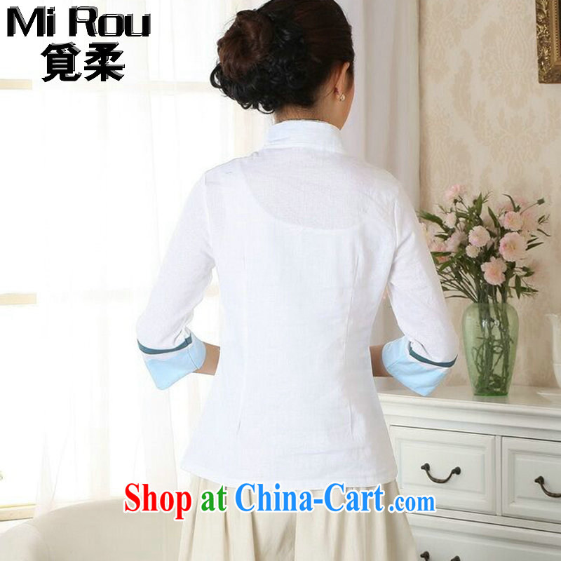 Find Sophie new summer hand-painted dresses T-shirt, cotton clothes the Chinese nation, women leaders, Mr Tang is improved as the color 2 XL, flexible employment, online shopping