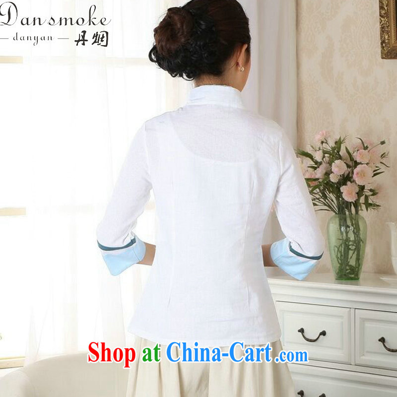 Bin Laden smoke-free new summer hand-painted dresses T-shirt, cotton clothes the Chinese nation, women leaders, Tang is improved as the color 2 XL, Bin Laden smoke, shopping on the Internet