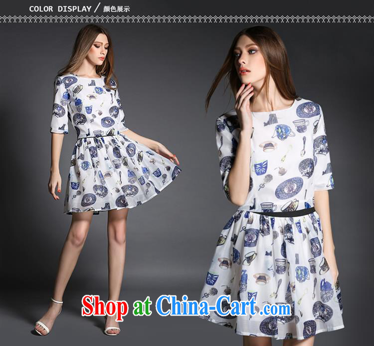 Qin Qing store female 2015 summer female Two-piece new in Europe and America, the stamp duty in the cuff root yarn shaggy skirts female E 194 white XL pictures, price, brand platters! Elections are good character, the national distribution, so why buy now enjoy more preferential! Health