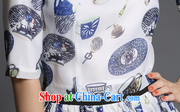 Qin Qing store female 2015 summer female Two-piece new in Europe and America, the stamp duty in the cuff root yarn shaggy skirts female E 194 white XL pictures, price, brand platters! Elections are good character, the national distribution, so why buy now enjoy more preferential! Health