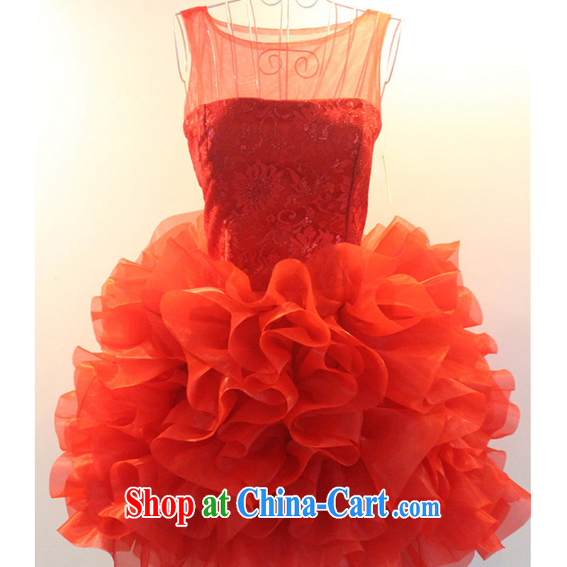 2015 new dress flouncing short small dress bridesmaid dress lace costume N - B 11-1, 0926 black, code, Su-li-fen (xiulifen), online shopping