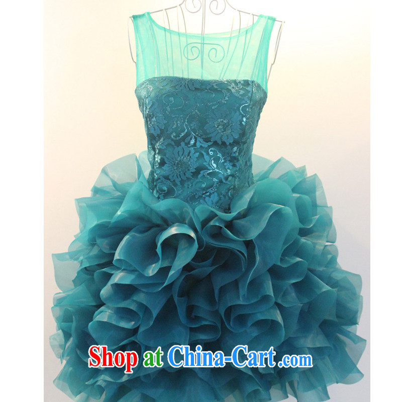 2015 new dress flouncing short small dress bridesmaid dress lace costume N - B 11-1, 0926 black, code, Su-li-fen (xiulifen), online shopping