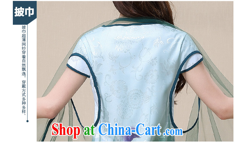 The Oi-fong cheongsam dress dress stamp beautiful cheongsam dress summer Tang with improved XL pictures, price, brand platters! Elections are good character, the national distribution, so why buy now enjoy more preferential! Health