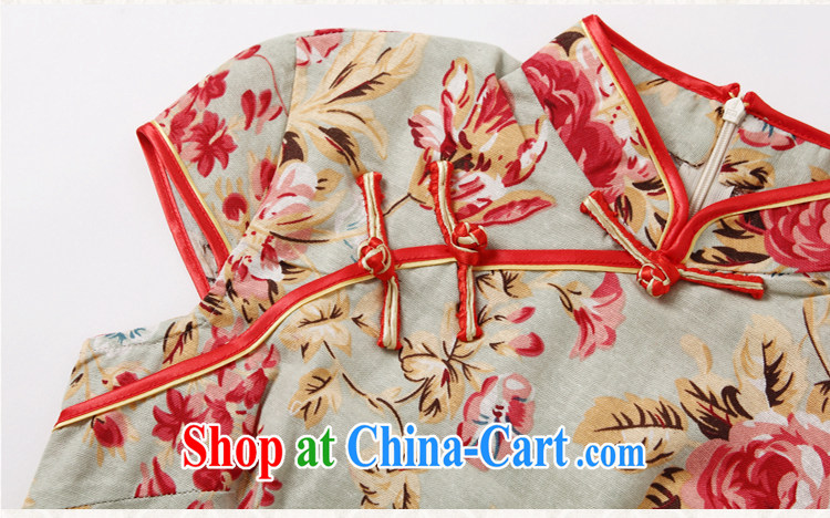 The Oi-fong 2015 spring and summer new, elegant beauty, short cheongsam daily improved fashion cheongsam dress XL pictures, price, brand platters! Elections are good character, the national distribution, so why buy now enjoy more preferential! Health