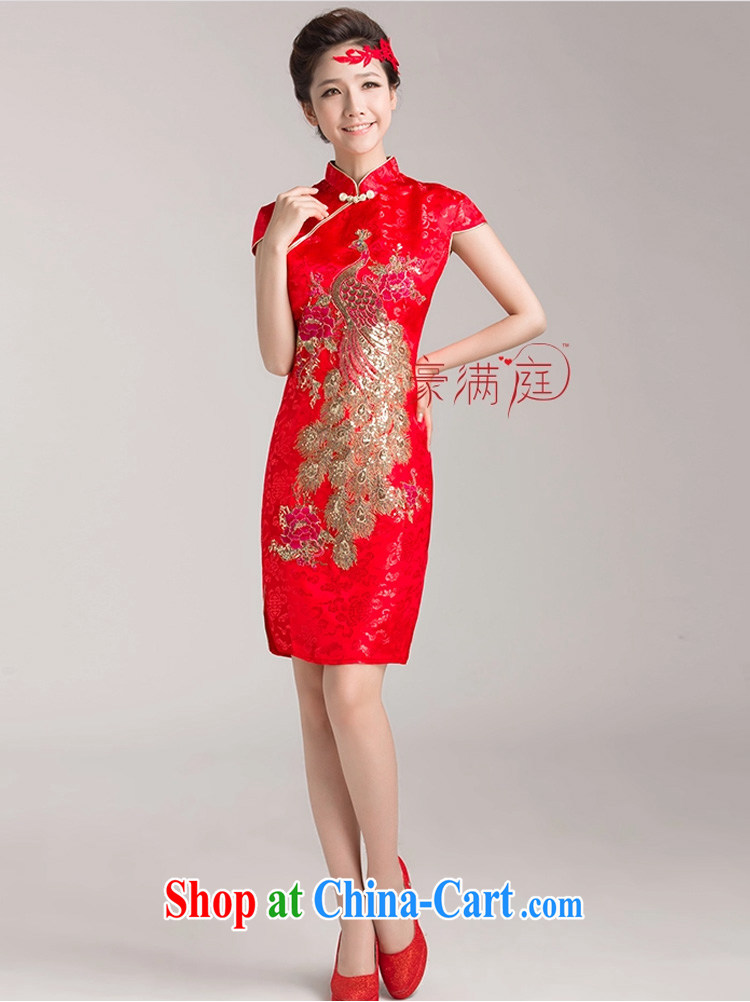 Ho full Chamber bridal wedding dresses wedding dresses red short dress Chinese improved bows clothes retro style dresses red made other code 20 pictures, price, brand platters! Elections are good character, the national distribution, so why buy now enjoy more preferential! Health