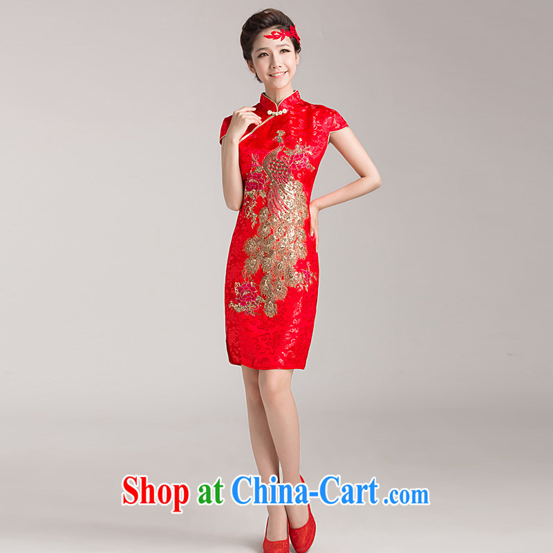 Ho full Chamber bridal wedding dresses wedding dresses red short dress Chinese improved bows clothes retro style dresses red made other code 20, Ho full chamber, and shopping on the Internet