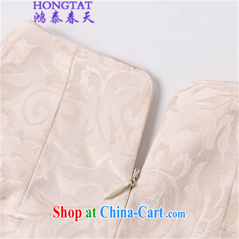 Hung Tai Spring Summer 2015 fashion improved cheongsam dress, 518 - 1122 - 55 white XL, Hung Tai spring (hongtaichuntian), online shopping