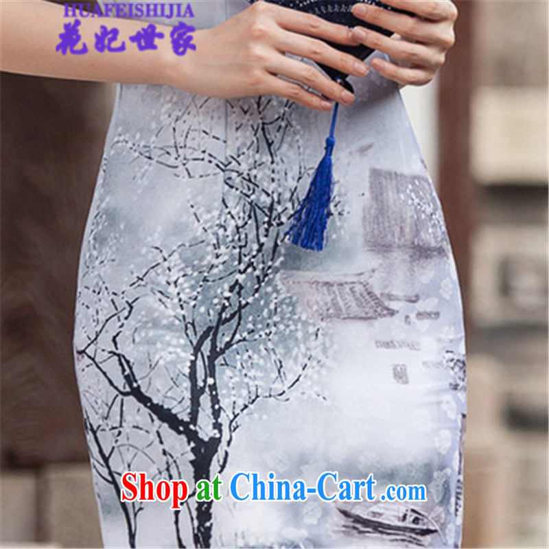 Take Princess Royal Family 2015 summer retro fashion China wind robes, 518 - 1107 - 48 photo color XL, take Princess Saga (HUA FEI SHI JIA), online shopping