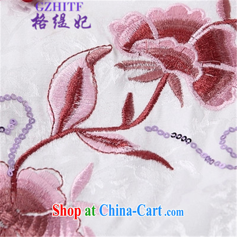 The economy as Princess Diana's 2015 summer fashion short, cultivating cheongsam dress, 518 - 1124 - 55 pink L, economy, Princess, and shopping on the Internet