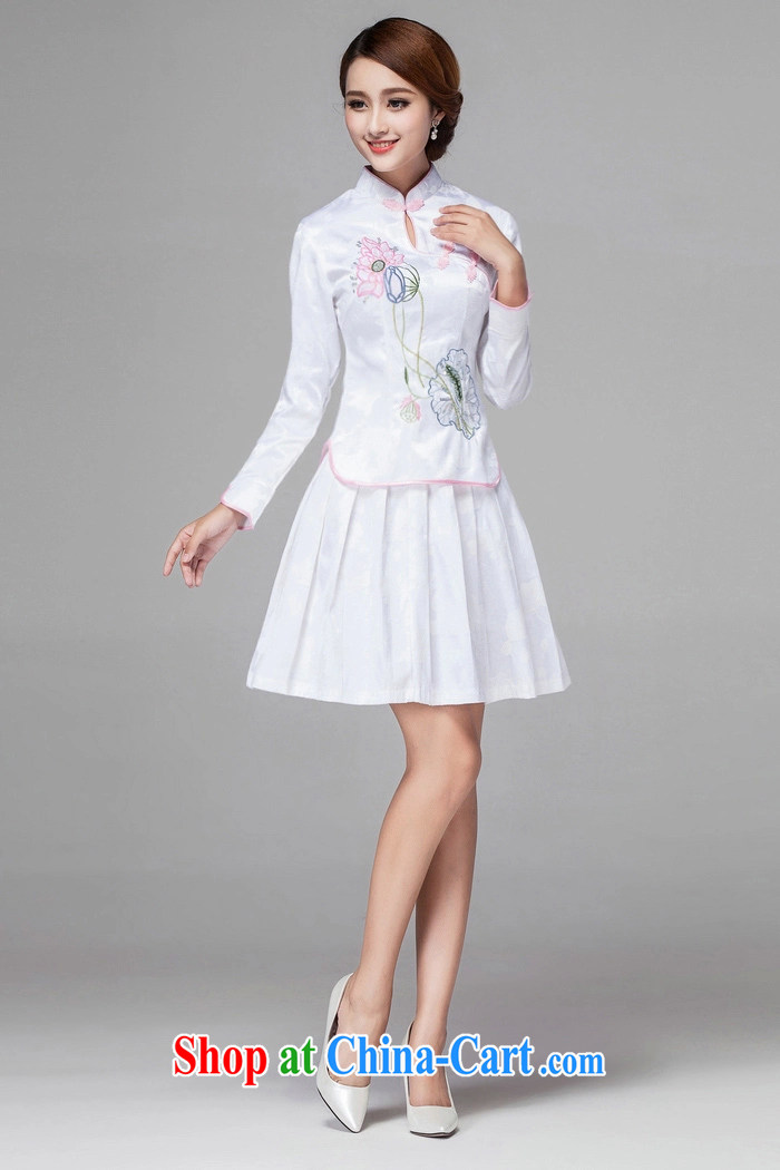The Korea House, summer 2015 retro style long-sleeved dresses two piece kit, 518 - 1121 - 60 pink XL pictures, price, brand platters! Elections are good character, the national distribution, so why buy now enjoy more preferential! Health