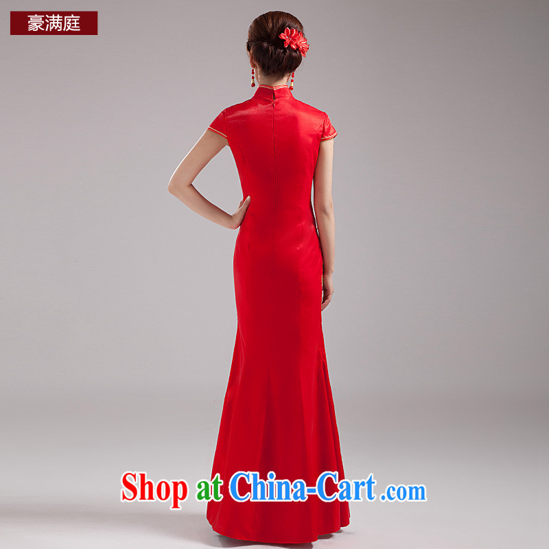 Ho full Chamber 2015 new stylish marriages spring dresses toast clothing dress women dress red long red XL, Ho full chamber, and shopping on the Internet
