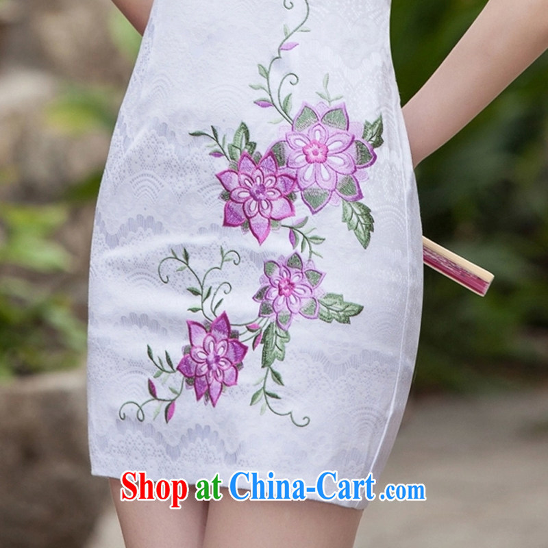 Kosovo Lucy (Woxi) 2015 summer dresses spring and summer with stylish short, Retro dresses dresses daily dress cheongsam dress 1126 picture color XXL, Lucy (Woxi), online shopping