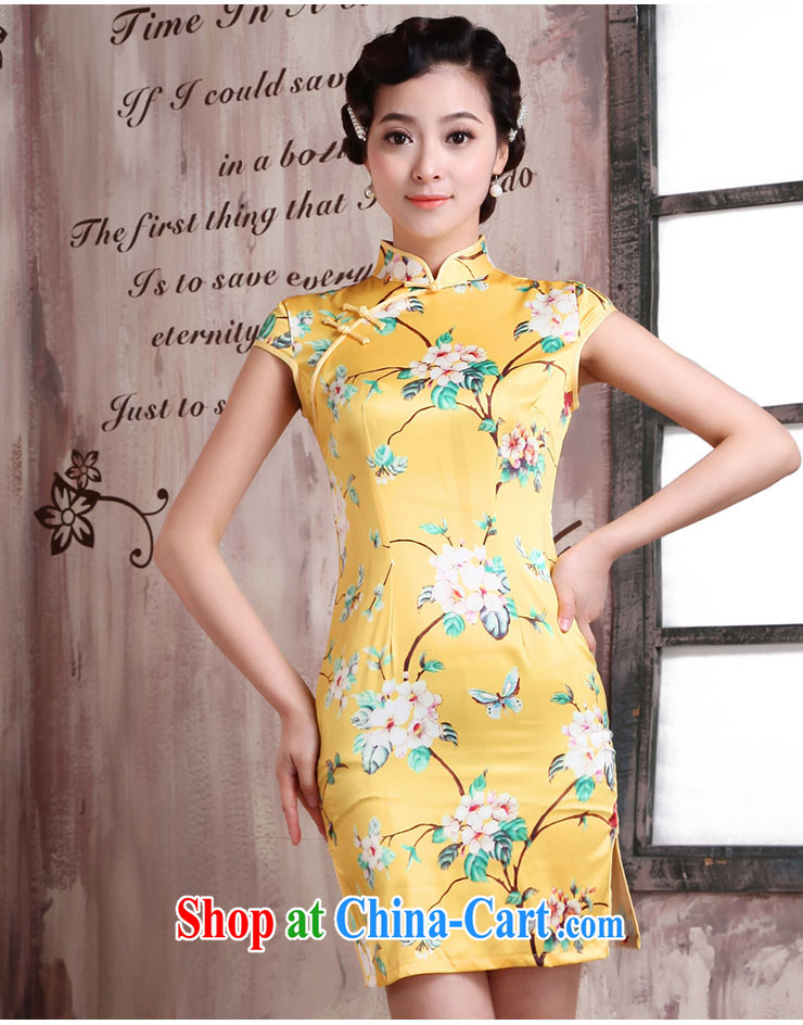 1000 Jubilee 2015 brides new summer Chinese Antique style beauty girl dress improved cheongsam X 2081 from his XXL pictures, price, brand platters! Elections are good character, the national distribution, so why buy now enjoy more preferential! Health
