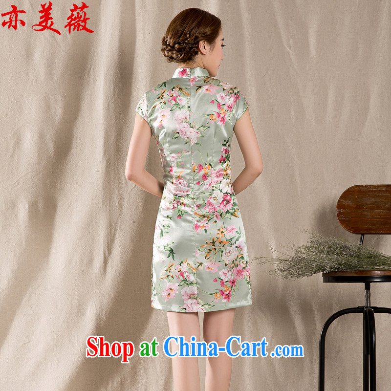 Also the US Ms Audrey EU summer 2015 New National wind improved retro-charge stamp duty cheongsam dress suit XL, also the US Ms Audrey EU Yuet-mee, GARMENT), shopping on the Internet
